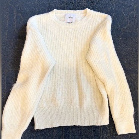 J.O.A. Fuzzy Crew Neck Sweater - Picture 3 of 6
